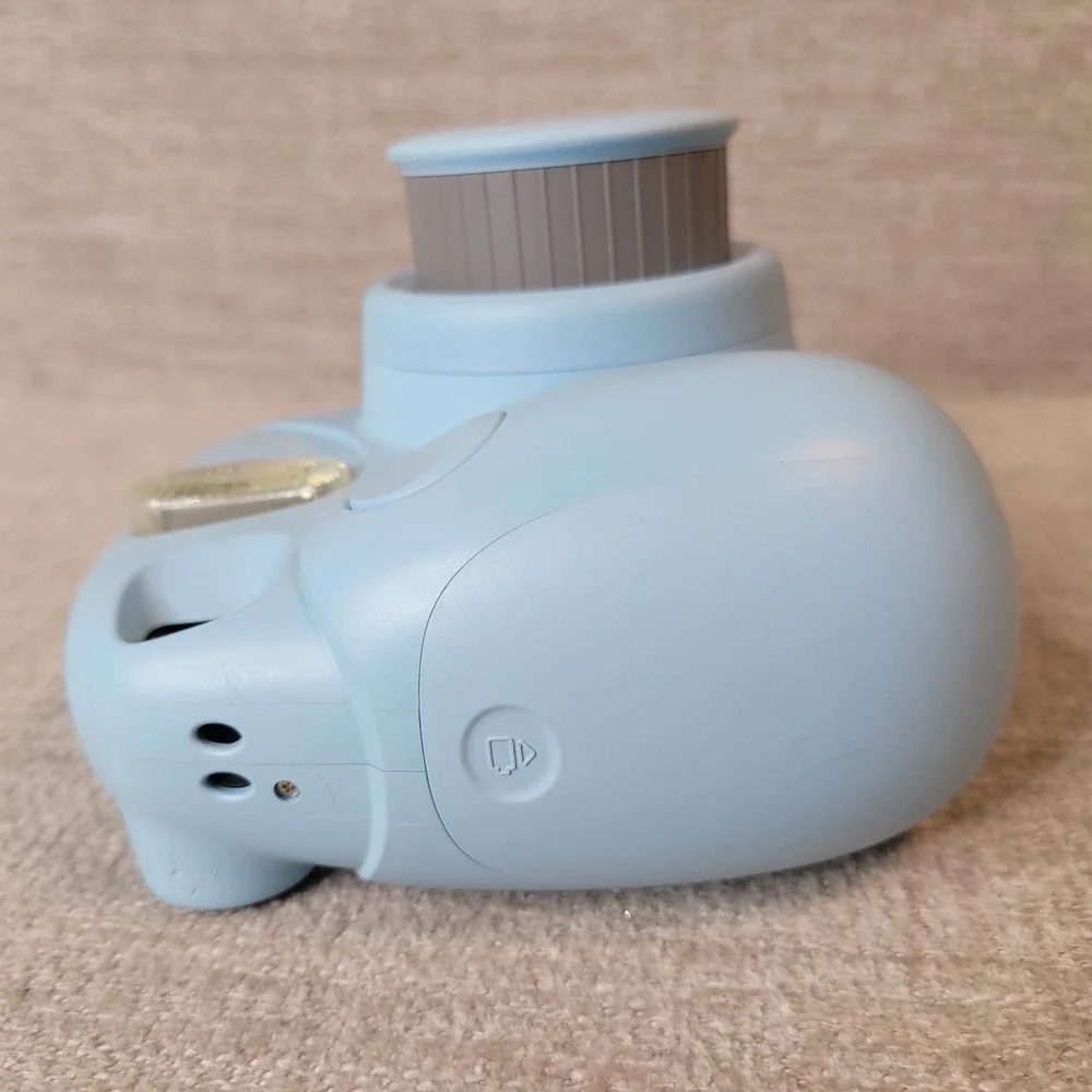 Fuji Instax Mini 7 Plus Light Blue Camera Great Working Condition - Tested